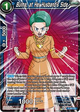 Bulma at Her Husbands Side P-251 card