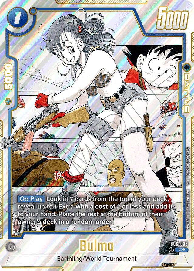 Bulma FB06 035 Alternate Art card
