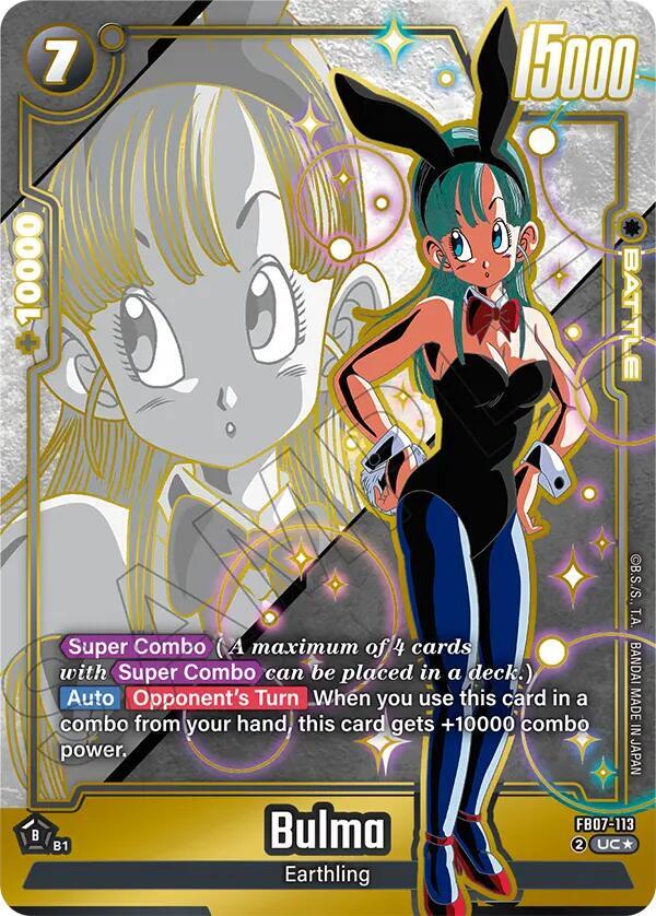Bulma FB07 113 Alternate Art card