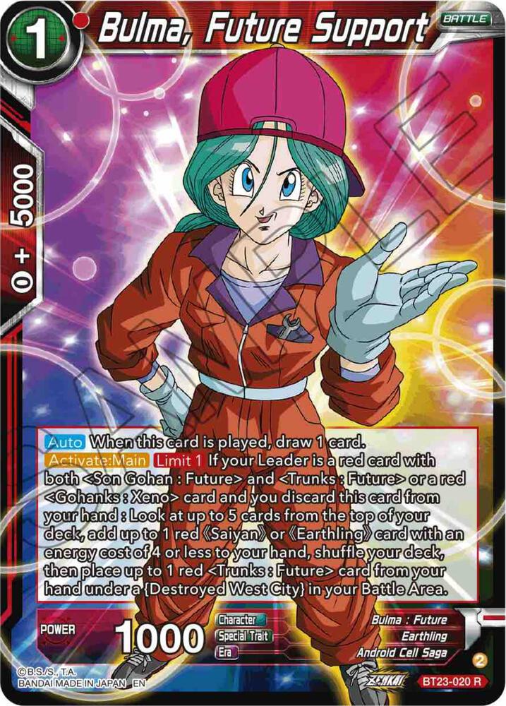 Bulma Future Support BT23-020