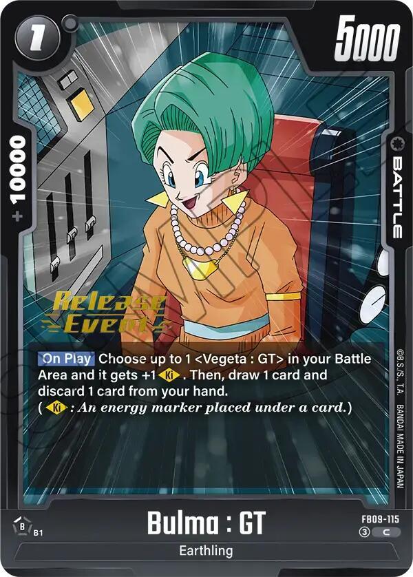 Bulma GT FB09-115 card