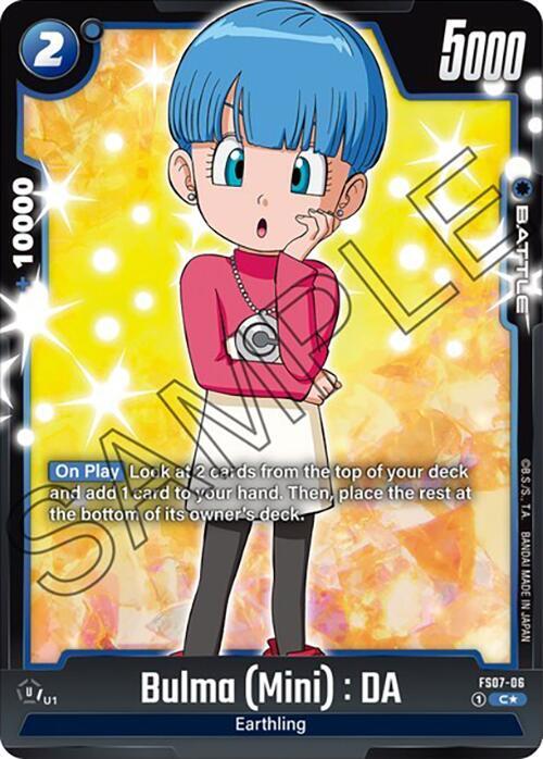 Bulma Mini DA Bonus Pack Alternate Art FS07-06 carta