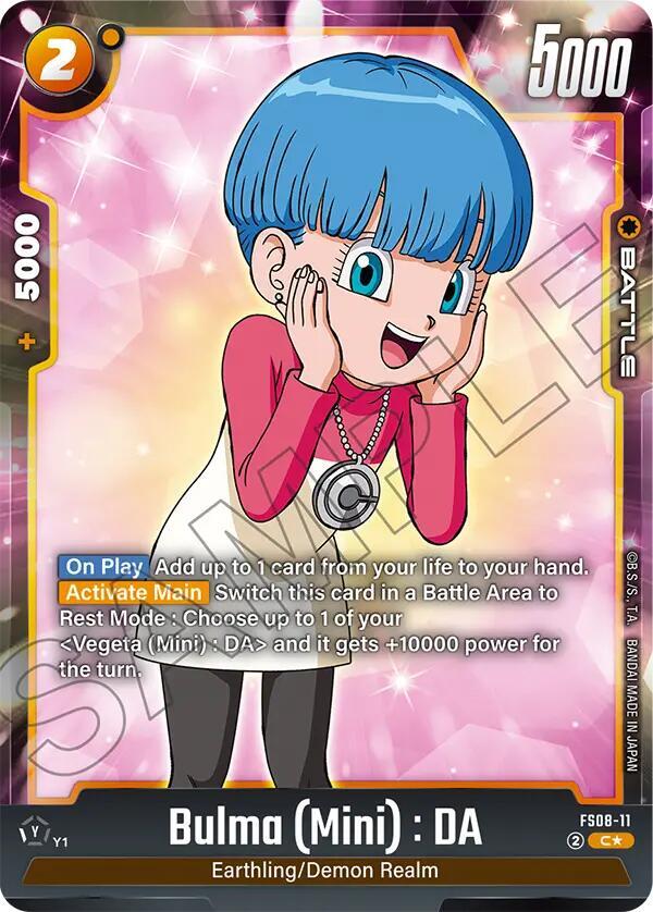Bulma Mini DA Bonus Pack Alternate Art FS08-11 card