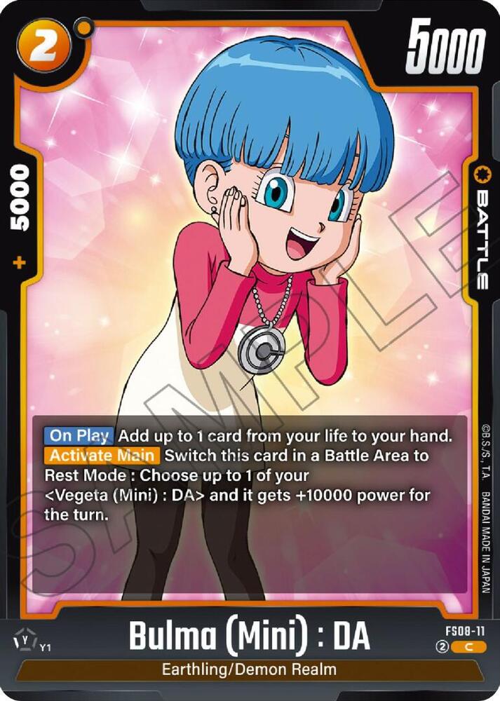 Bulma Mini DA FS08-11 card