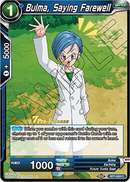 Bulma Saying Farewell BT7-033_PR card