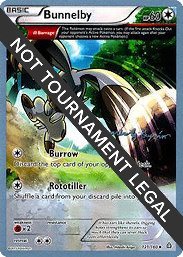 Bunnelby 2015 Alejandro Ng Guzman 121/160 card