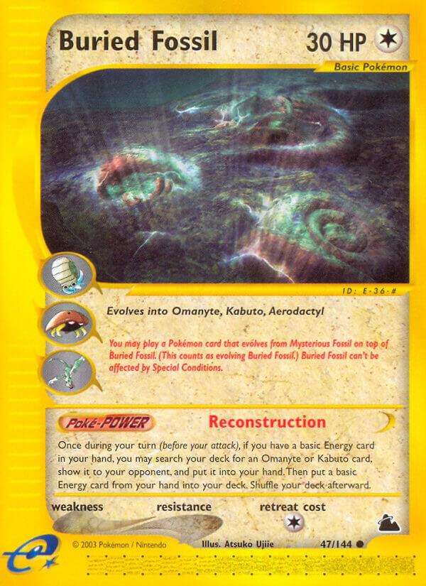 Buried Fossil 047/144 card