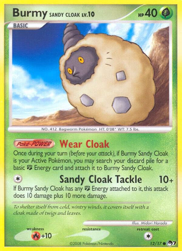 Burmy Sandy Cloak 012/017 card