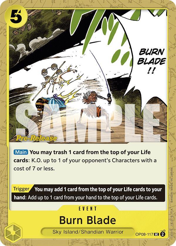 Burn Blade OP08-117 carta