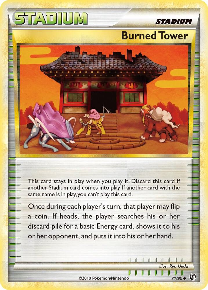 Burned Tower 71/90 carta