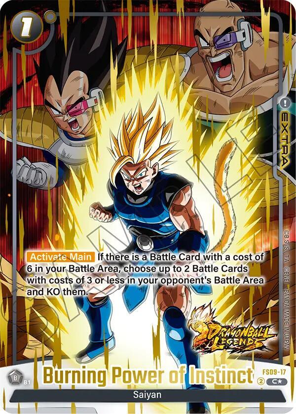 Burning Power of Instinct Bonus Pack Alternate Art FS09-17 card