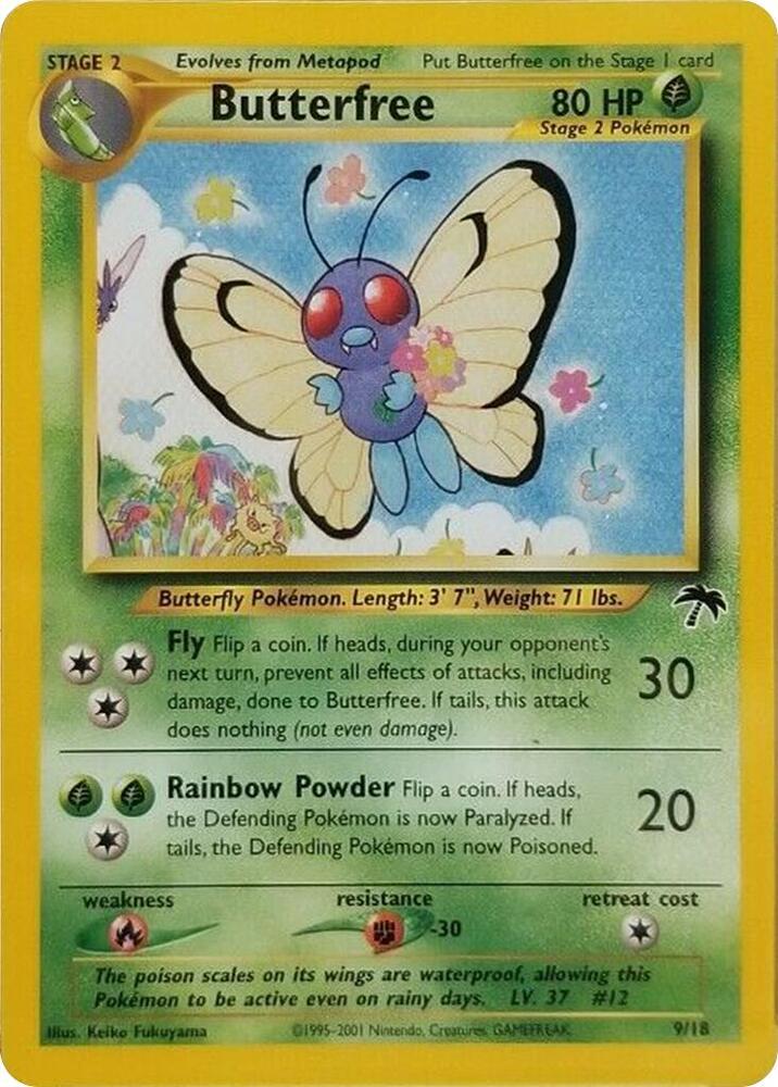 Butterfree 09/18 card