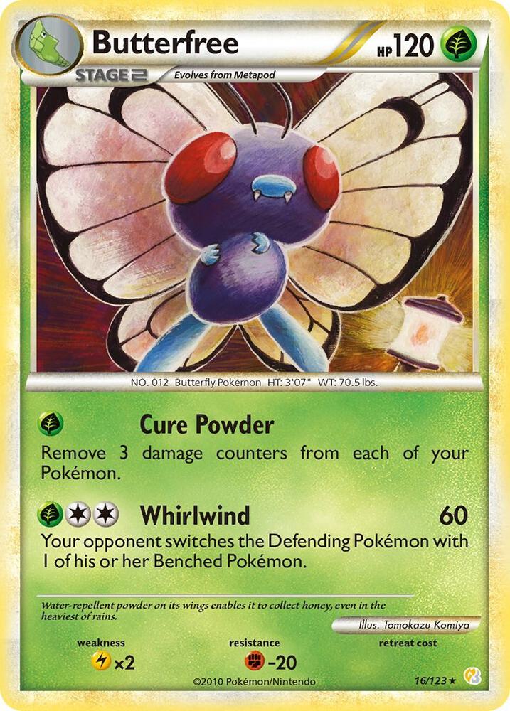 Butterfree 16/123 card
