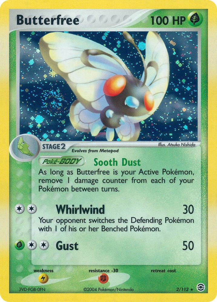 Butterfree 2/112 card