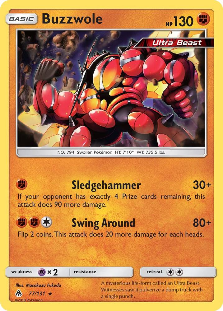 Buzzwole 77/131 carta