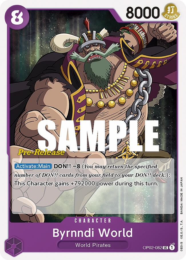 Byrnndi World OP02-082 carta