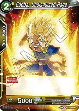Cabba Undisguised Rage BT7-081_PR card