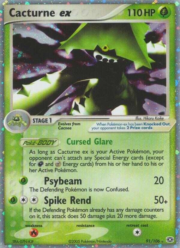 Cacturne ex 91/106 card