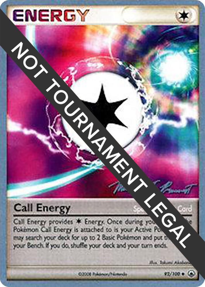 Call Energy 2010 Michael Pramawat 92/100 card