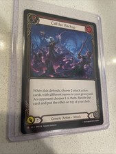 Call for Backup MPG126 card