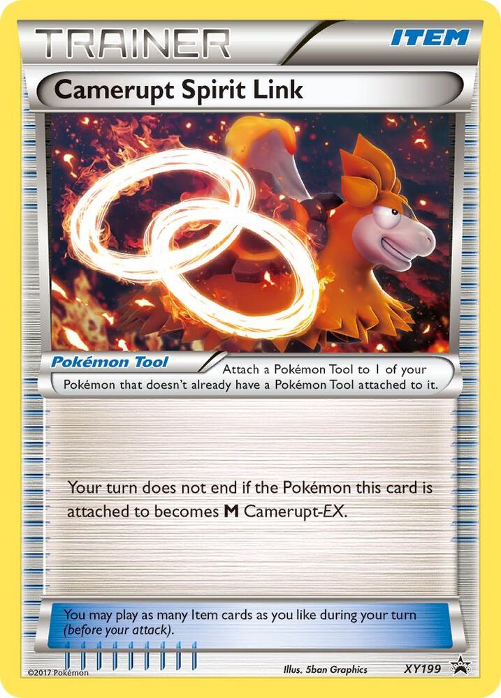 Camerupt Spirit Link XY199 card