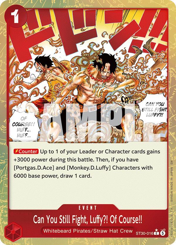 Can You Still Fight Luffy Of Course ST30-016 carta