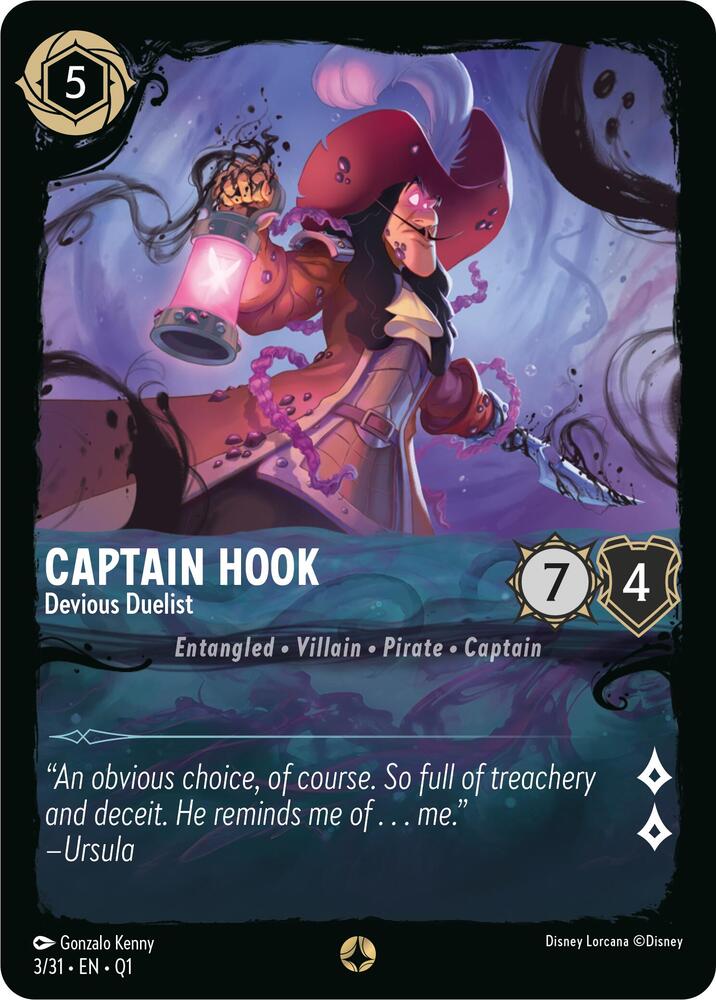 Captain Hook Devious Duelist 3/31