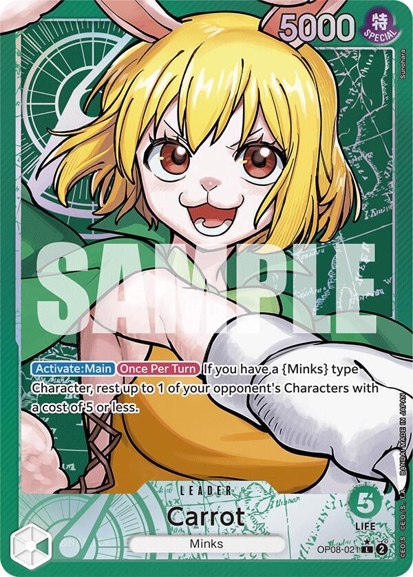 Carrot 021 Parallel OP08-021 card