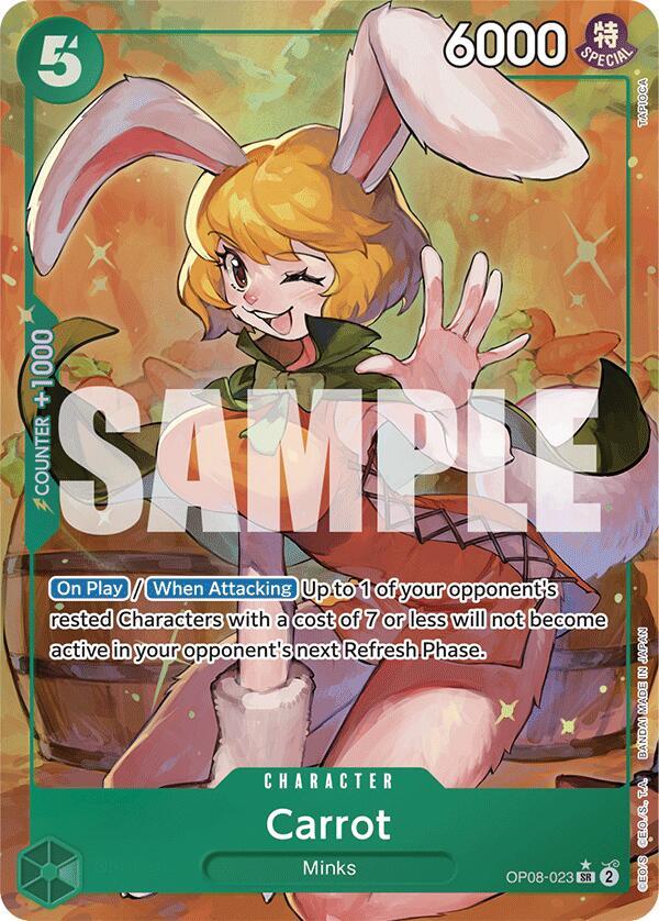 Carrot 023 Parallel OP08-023 card