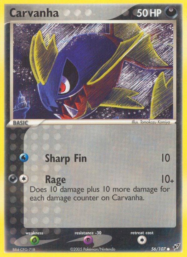 Carvanha 56/107 card