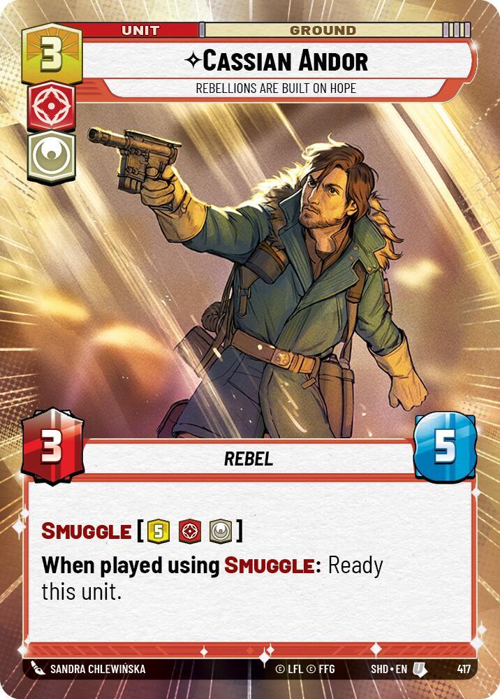 Cassian Andor Rebellions Are Built On Hope Hyperspace 417 card