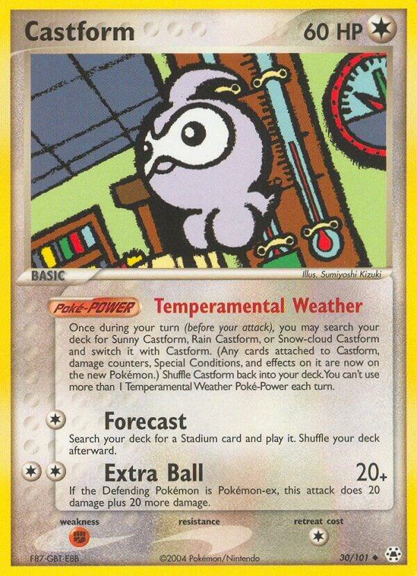 Castform 30/101 carta