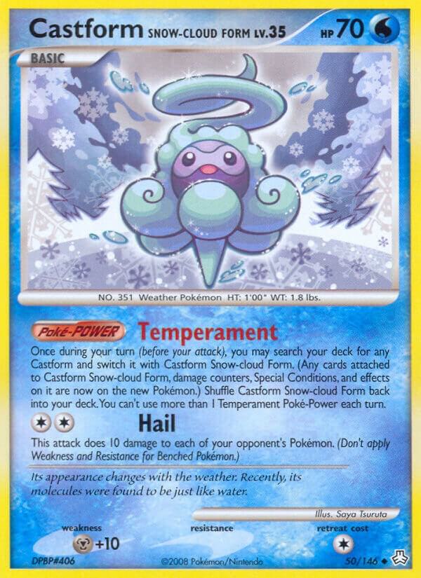 Castform Snow Cloud Form 50/146 card