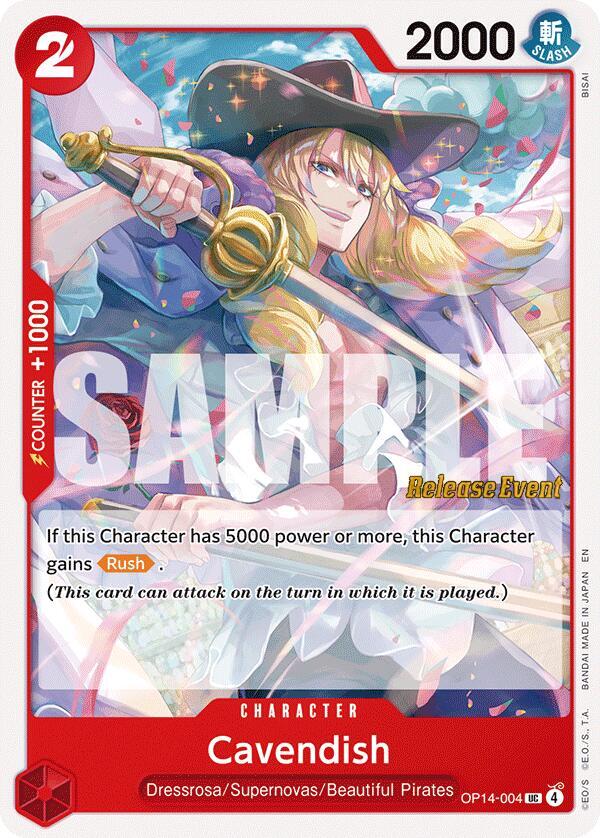 Cavendish OP14-004 carta