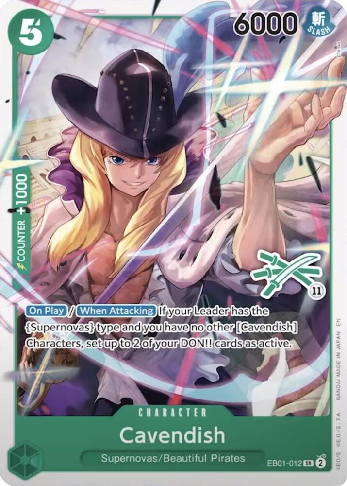 Cavendish Zoro Deck EB01-012 card