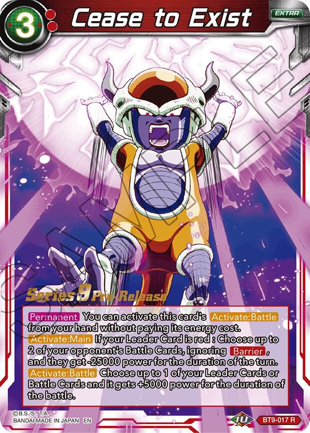 Cease to Exist BT9-017 carta