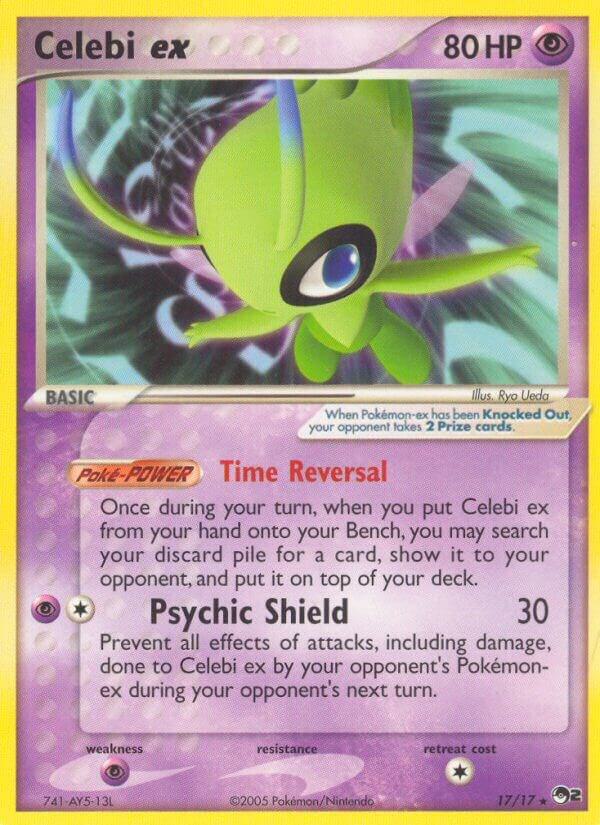 Celebi ex Non Holo 017/017 card
