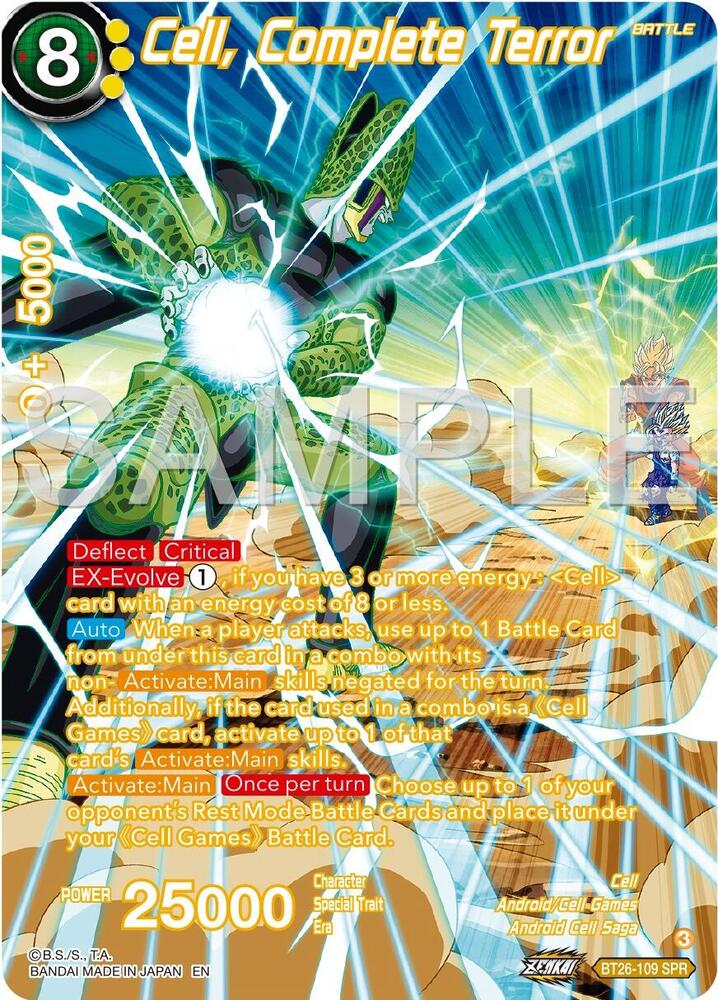 Cell Complete Terror SPR BT26-109 card