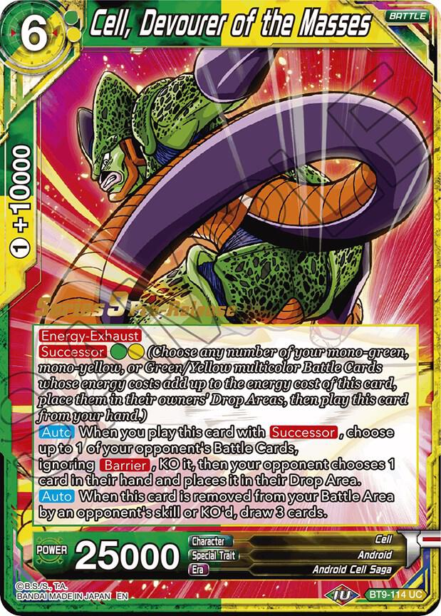 Cell Devourer of the Masses BT9-114 carta