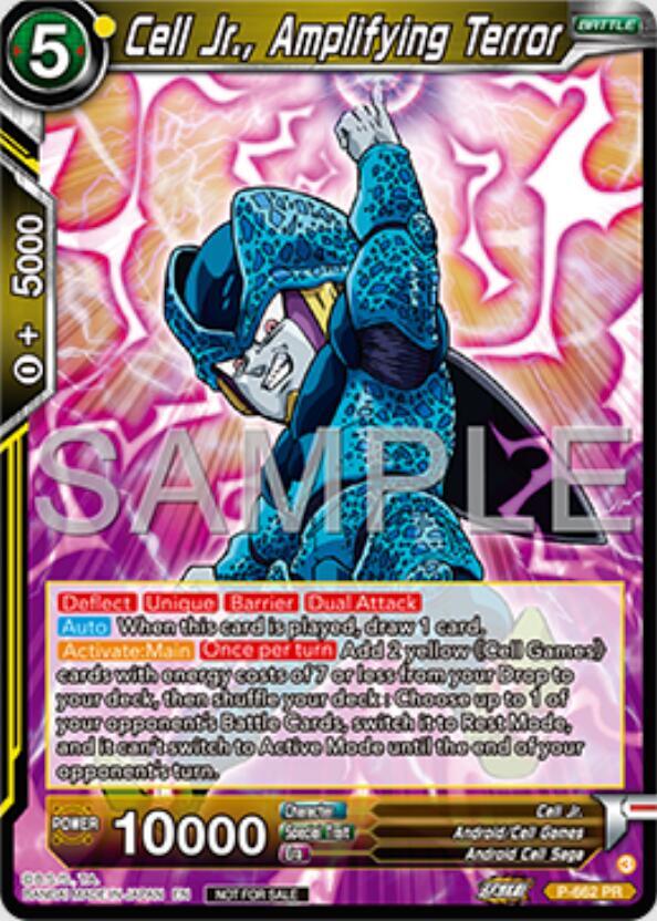 Cell Jr Amplifying Terror Deluxe Pack 2025 Vol1 P-662 carta
