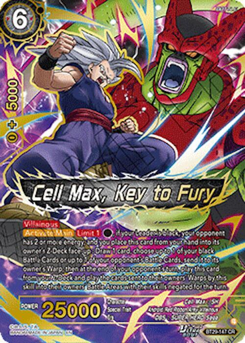 Cell Max Key to Fury BT29-147 carta