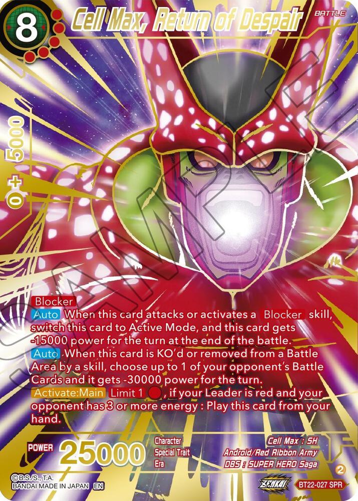 Cell Max Return of Despair SPR BT22-027