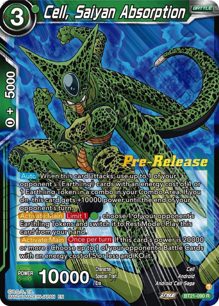 Cell Saiyan Absorption BT21-090