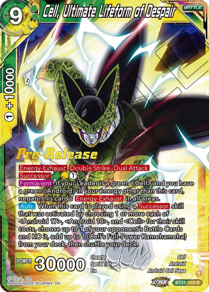 Cell Ultimate Lifeform of Despair BT21-145