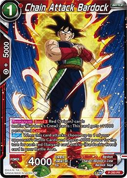 Chain Attack Bardock P-293 card