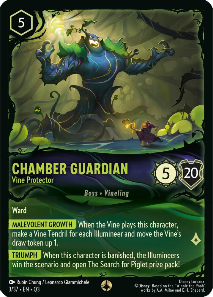 Chamber Guardian Vine Protector 3/37 carta