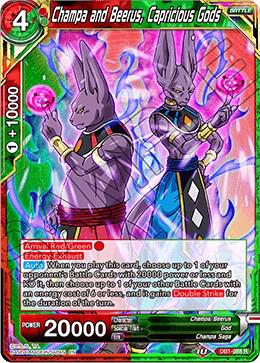 Champa and Beerus Capricious Gods DB1-088