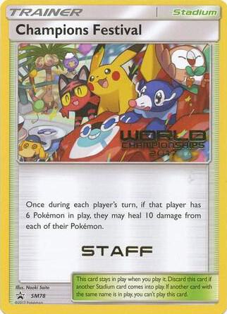 Champions Festival SM78 World Championships 2017 card