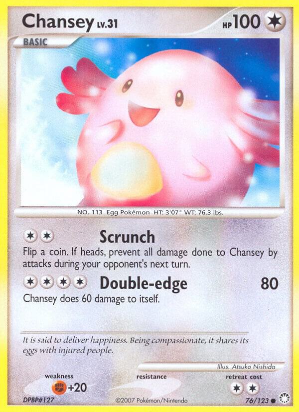Chansey 76/123 carta