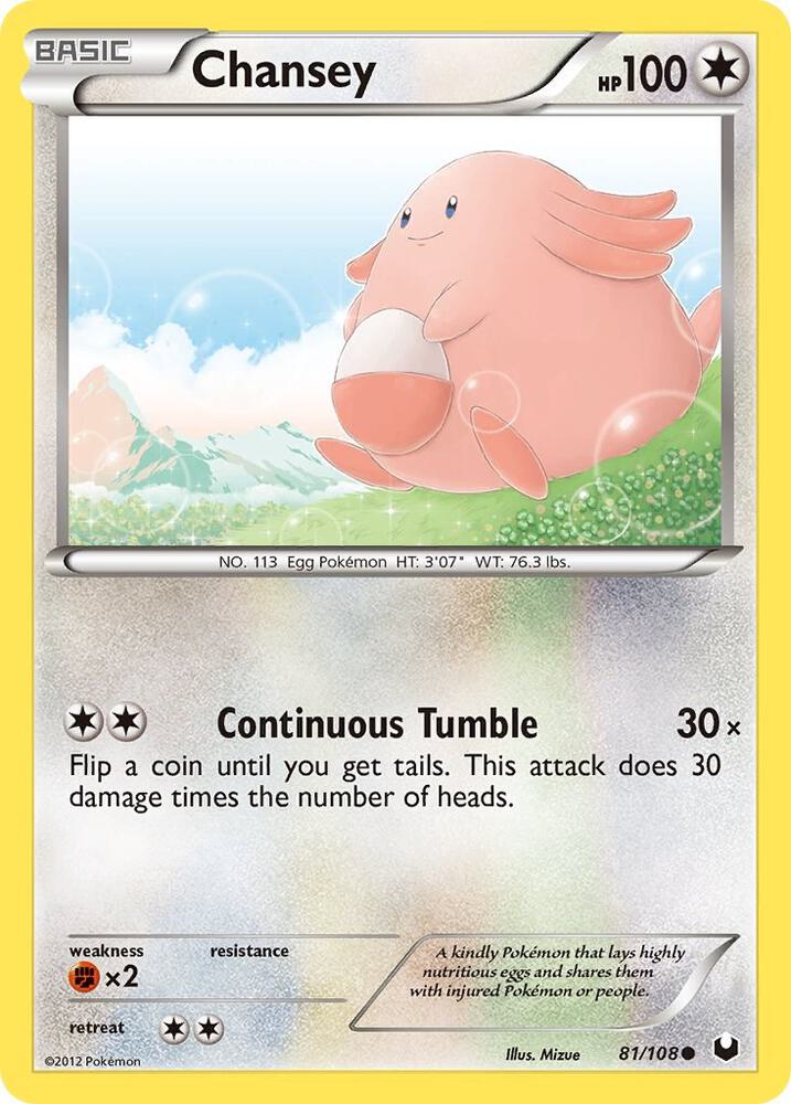 Chansey 81 81/108